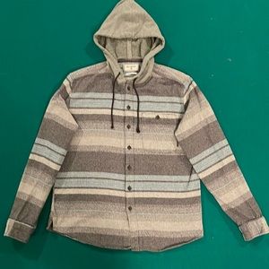 Billabong Core Fit Baja Flannel/Hoodie